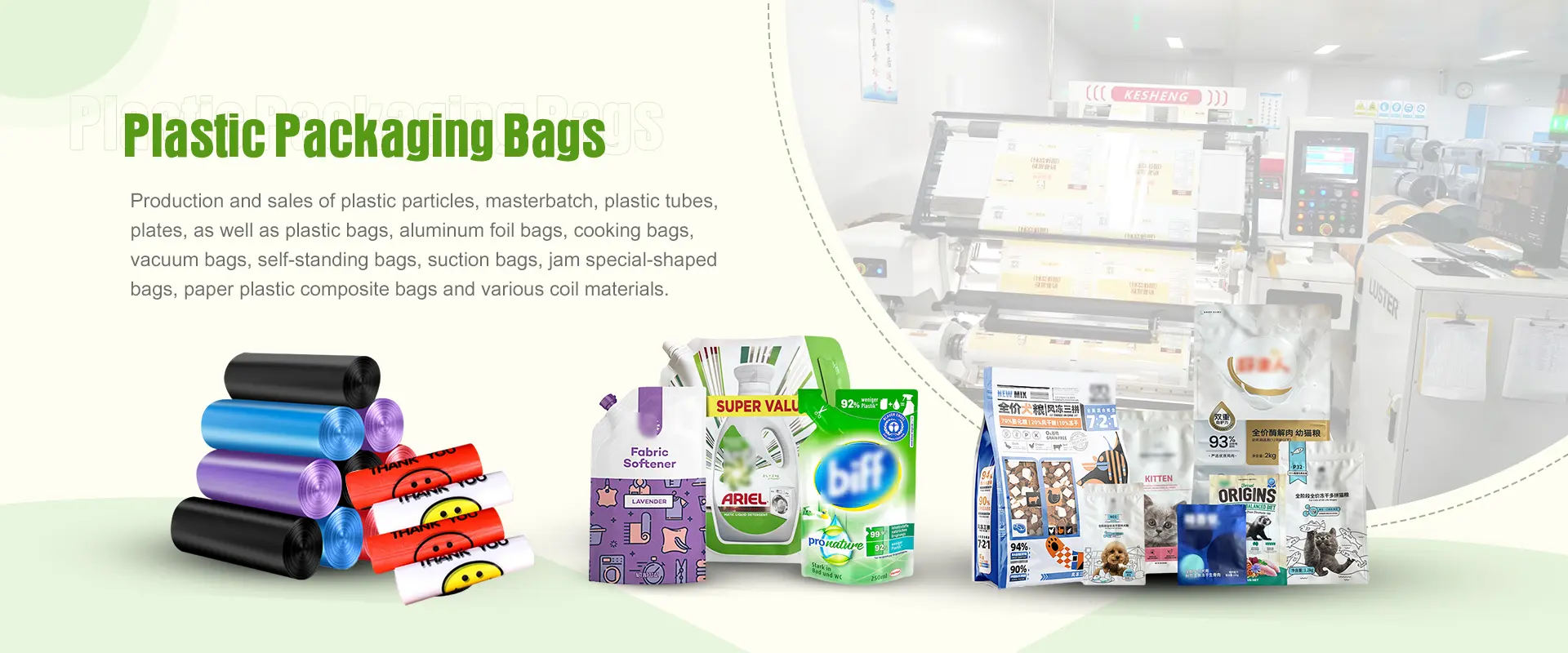 Leverantör av plastpåsar